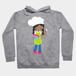 African American Girl, Baking, Baker, Bakery Hoodie